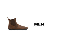 Men’s barefoot Chelsea boots